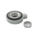 Sanycces - bonde extra - plate horizontale 90 mm pour receveur de douche