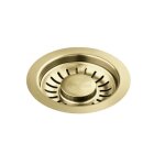 Bonde pour vidage manuel franke reflet d'or pvd
