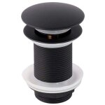 Bonde de lavabo bouchon de vidange pop - up for lavabo de salle de bains, en or bross�, noir mat, blanc, ...