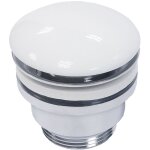Sanycces - bonde lavabo clic - clac 3 coloris pour vasques blanc brillant