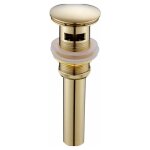 Andyou - bonde de lavabo moderne et r�tro, bonde clic - clac avec trop - plein, bonde de lavabo universelle ...