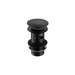 Fnx bathrooms - bonde lavabo noir mat pour vasques avec trop - plein Fnx bathrooms - bonde lavabo noir mat pour vasques avec trop - plein