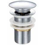 Bonde de lavabo pop - up sans trop - plein dpzo - laiton chrom� - g 1 - 1 / 4 - �quip�e d'un syst�me ...