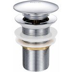 Bonde de lavabo pop - up sans trop - plein, vidage clapet push open pour lavabo en laiton, chromé g 1 ... Bonde de lavabo pop - up sans trop - plein, vidage clapet push open pour lavabo en laiton, chromé g 1 ...