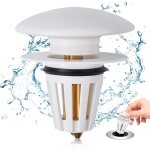 Sollbry - bonde lavabo salle de bain avec couvercle en céramique, bouchon de lavabo pop - up pour baignoire, ... Sollbry - bonde lavabo salle de bain avec couvercle en céramique, bouchon de lavabo pop - up pour baignoire, ...