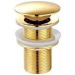 Bonde de lavabo universelle ? bonde � clapet moderne � clic - clac ? bonde avec trop - plein, laiton, ...