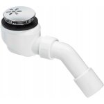 Bonde de vidage 75x40 / 50 plastique / chrome mod�le n� 6928pl
