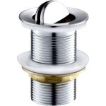 Bonde de vidage, bonde clapet lavabo rotatif bouchon, bonde de vidage pivotant en cuivre chrome pour ...