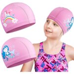 Bonnet de bain deux pi�ces pour enfants, bonnet de bain � motifs de dessins anim�s, bonnet de bain imperm�able ...