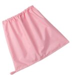 Bonnet de douche imperm�able premium ? double couche allong� pour cheveux longs, polyester, rose uni, ...