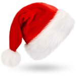 Bonnet de noel taille adulte rouge rouge m rouge