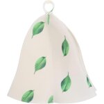 Bonnet de sauna - bonnet de vapeur - bonnet en feutre pour sauna d'int�rieur - bonnet de vapeur (feuilles) ...