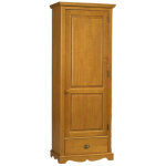 Bonneti�re pin massif miel style anglais 4 niches l 70 h 186 p 42 cm