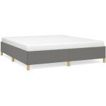 Bonnevie - sommier  ressorts de lit rsistant et confortable, tapissier  lattes, gris fonc 160x200 ...