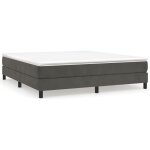 Bonnevie - sommier  ressorts de lit rsistant et confortable, tapissier  lattes, gris fonc 180x200 ...