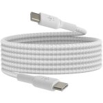 Boost charge usb - c to usb - c cable braided 2m white