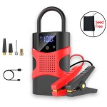 Booster batterie voiture avec compresseur, 1800a booster batterie moto / auto (jusqu'� 8, 5l gaz ou 7, ...