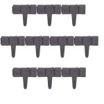 Bordure discount aspect pierre lot de 10 anthracite