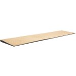 Bordure en caoutchouc pour sol sportif 'desert' - 100x25 cm - 20 mm