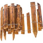 Bordure d�roulable bogateco noisetier brun 50x300 cm impregne