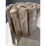 Bordure jardin en bois - amnagement rustique