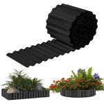 Bordure de jardin en m�tal ondul� galvanis�, 20 cm de haut x 9 m de long, bordure de jardin flexible ...