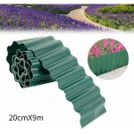 Bordure de jardin en plastique flexible 9 m x 20 cm, bordure de paysage de pelouse facile a couper bordure ...