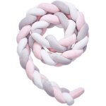 Bordure de lit, tour de lit pour b�b�, d�coration de pare - chocs de protection de bord de tissage de ...