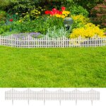 Bordure de pelouse blanc 17 pcs / 10 m cfw37364