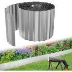 Bordure de pelouse flexible dlimitation de parterre 10m longueur 15cm hauteur ondul dlimitation de ...