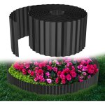 Bordure de pelouse flexible dlimitation de parterre 5m longueur 15cm hauteur ondul dlimitation de ...