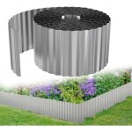 Bordure de pelouse flexible dlimitation de parterre 5m longueur 15cm hauteur ondul dlimitation de ...