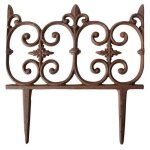 Bordurette jardin victorienne en fonte 26 cm