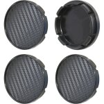 Born 1 lot de 4 cache - moyeux de 55 mm aspect carbone