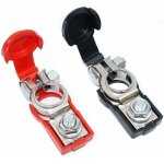 Bornes de batterie � d�gagement rapide pinces n�gatives et positives, connecteurs de batterie de voiture ...