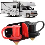 Bornes de batterie � distance 3 / 8 avec support de montage robuste 250 a, kit de charge de batterie ...
