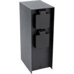 Borne de jardin � fixer 4x16a ip44 - aluminium noir zenitech