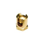 Sib adr - borne laiton de mise à la terre capacité 35mm² ø cable 4 - 8mm taraudage m6 (à l'unité) b0535600 ... Sib adr - borne laiton de mise à la terre capacité 35mm² ø cable 4 - 8mm taraudage m6 (à l'unité) b0535600 ...