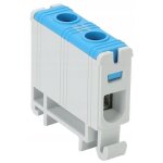 Borne rail n bleue 1 x 1, 5 - 16 mm 85 a tracon fleal - 16 / 1k