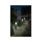 Borne solaire inox galix 0, 13w - 10 lumens - 8h d'éclairage - 1 led blanche Borne solaire inox galix 0, 13w - 10 lumens - 8h d'éclairage - 1 led blanche