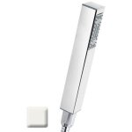 Bossini - douchette laiton jet de pluie cube blanc mat b00255045