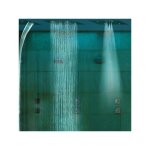 Bossini - plafond de douche 4 jets led rgb chromothrapie noir mat dream h389080073