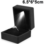 Bote � bagues �clair�e par led, bote � boucles d'oreilles, �tui cadeau pour bague de mariage, pr�sentoir ...