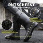 Bottes en caoutchouc pour hommes, bottes de pluie mi - hautes, imperm�ables et respirantes. .