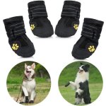 Bottes pour chien de protection, lot de 4 tanche chaussures de chien pour chiens de taille moyenne et ...