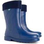 Bottes de pluie bleues pour femmes avec chauffe - pieds luna a 36 / 37
