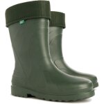 Bottes de pluie vert fonc� avec doublure luna b 39 / 40