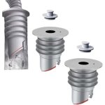 Bouchon anti odeur machine  laver, 45 - 50mm oint de tuyau de machine  laver, bouchon d'tanchit(2pcs) ...