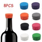 Bouchon bouteille vin, bouchon de bouteille en silicone, couvercle du boisson, bouchon de champagne hermetique ...