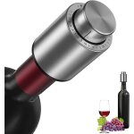 Bouchon de bouteille vin sous vide outil de conservation vin r�utilisable avec echelle temps. pompe � ...